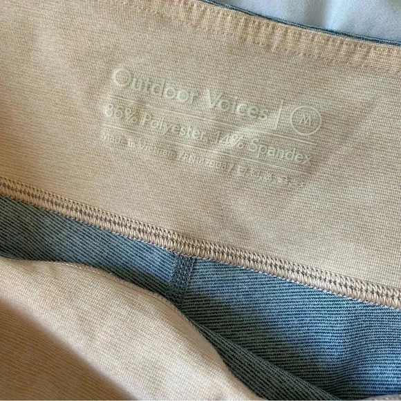 NWOT Outdoor Voices Colorblock Springs Leggings M - Picture 4 of 5